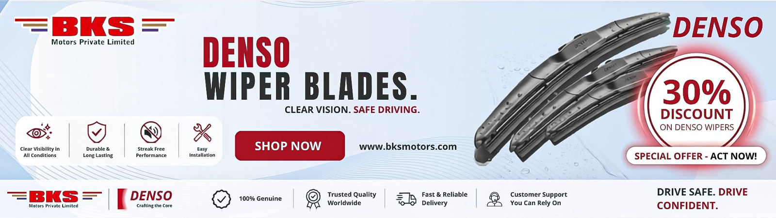 Denso wiper blade