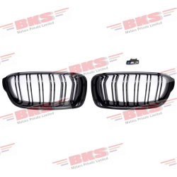 Grill Compatible With Bmw 3 Series Grill F30 M3 Style Kidney Grill Grille Bumper Grill 2012-2018 Glossy Black