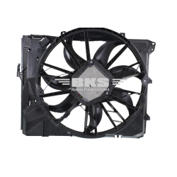ENGINE RADIATOR COOLING FAN ASSEMBLY 17427562080 17427533274 COMPATIBLE WITH BMW 3 SERIES (E90) & 3 CONVERTIBLE (E93) & X1 (E84)