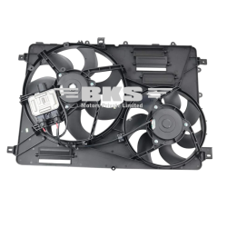 RADIATOR FAN ASSEMBLY LR044833 LR100366 COMPATIBLE WITH LAND ROVER DISCOVERY SPORT (L550) & LAND ROVER RANGE ROVER EVOQUE (L538)