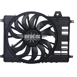 ENGINE RADIATOR COOLING FAN ASSEMBLY LR099669 COMPATIBLE WITH LAND ROVER DISCOVERY SPORT (L550) RANGE ROVER EVOQUE (L538)