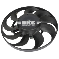 ENGINE COOLING FAN MOTOR FAN ASSEMBLY (SMALL) 6QD959455C COMPATIBLE WITH SKODA FABIA II (542) & OCTAVIA I (1U2) & VW NEW BEETLE (9C1, 1C1)