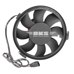 ENGINE COOLING FAN MOTOR FAN ASSEMBLY (SQUARE PIN ) 8D0959455R COMPATIBLE WITH AUDI A8 & SKODA SUPERB I (3U4) &VW PASSAT
