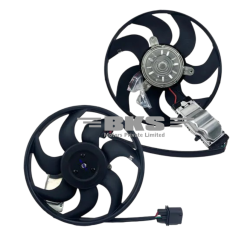 ENGINE COOLING FAN MOTOR FAN ASSEMBLY (SMALL) 7L0959455F COMPATIBLE WITH AUDI Q7 (4LB) & PORSCHE CAYENNE (9PA) & VW TOUAREG (7LA, 7L6, 7L7)