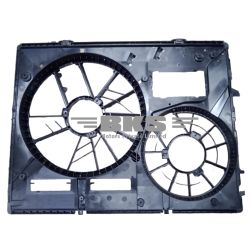 COOLING RADIATOR FAN ASSEMBLY BASE 7L0121207 COMPATIBLE WITH AUDI Q7 (4LB) & VW TOUAREG (7LA, 7L6, 7L7)