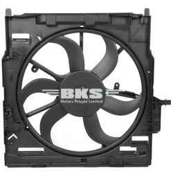 ENGINE RADIATOR COOLING FAN ASSEMBLY (6 BLADES) 17428618239 17427616102 17427598739 COMPATIBLE WITH BMW X5 (E70)