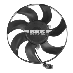 RADIATOR FAN ASSEMBLY 1K0959455ET COMPATIBLE WITH AUDI TT (8J3) & SKODA OCTAVIA II (1Z3) | LAURA & YETI (5L) & VW JETTA III (1K2) | BORA | VENTO