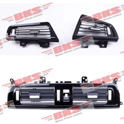 Ac Vent Compatible With Bmw 5 Series F10 2010-2017 6 Series F12 2012-2016 Ac Vent Ac Grill Glossy Black Front Set 64229166885 6422916688 64229166 888
