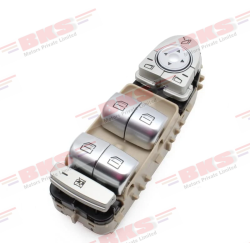 Window Switch Main Compatible With Mercedes C Class Window Switch Main C Class W205 2016 Glc W253 2016 E Class W213 2018 Beige
