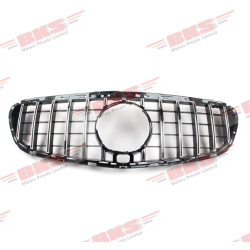 Front Bumper Grill Compatible With Mercedes Benz E Class W212 2013-2016 Front Bumper Grill W212 Grill Gtr Silver Lci