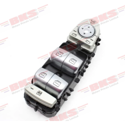 Window Switch Main Compatible With Mercedes C Class Window Switch Main C Class W205 2016 Glc W253 2016 E Class W213 2018 Black