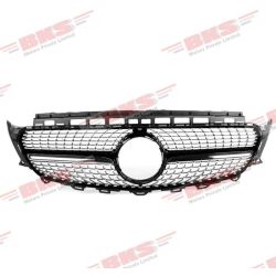 Front Bumper Grill Compatible With Mercedes Benz E Class W213 2016-2021 Front Bumper Grill W213 Grill Diamond Black